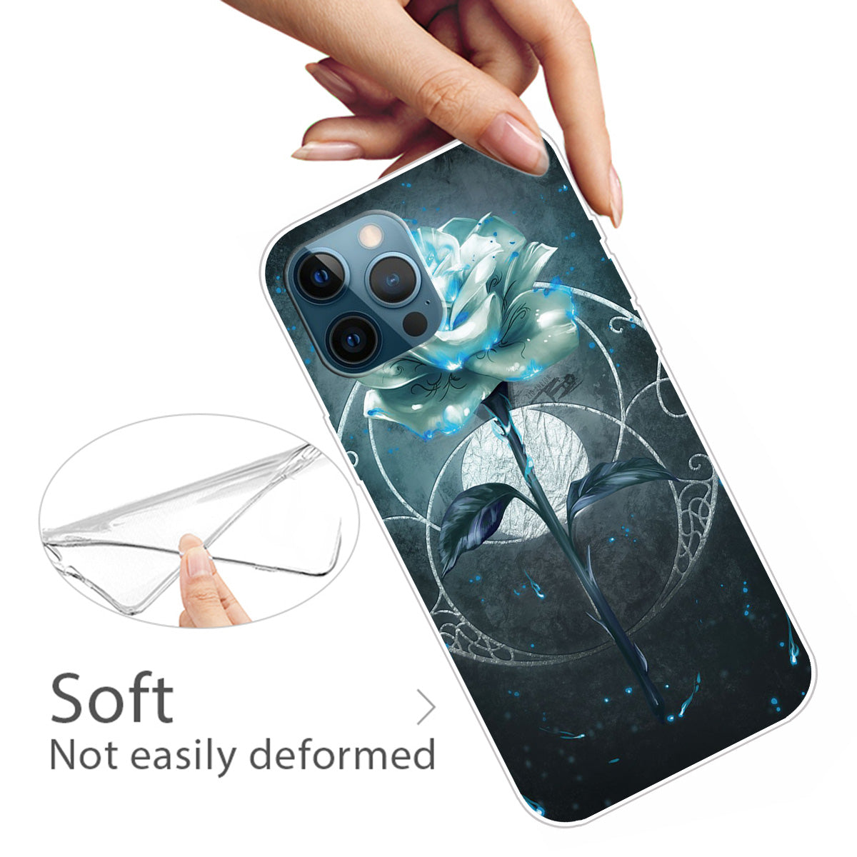 Pattern Printing IMD TPU Phone Cover Case for iPhone 13 Pro Max 6.7-inch