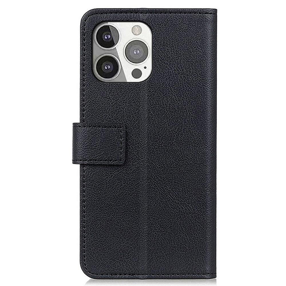 Anti-drop PU Leather Wallet Stand Design Case Protective Shell for iPhone 13 Pro 6.1 inch
