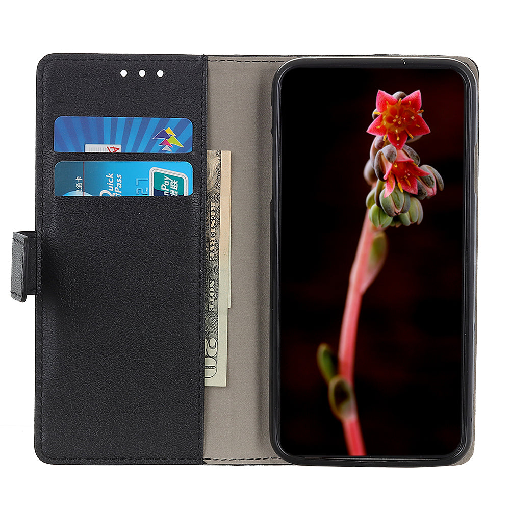 Anti-drop PU Leather Wallet Stand Design Case Protective Shell for iPhone 13 Pro 6.1 inch