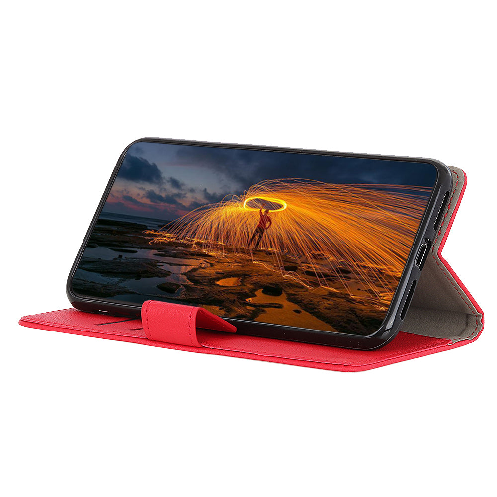 Anti-drop PU Leather Wallet Stand Design Case Protective Shell for iPhone 13 Pro 6.1 inch