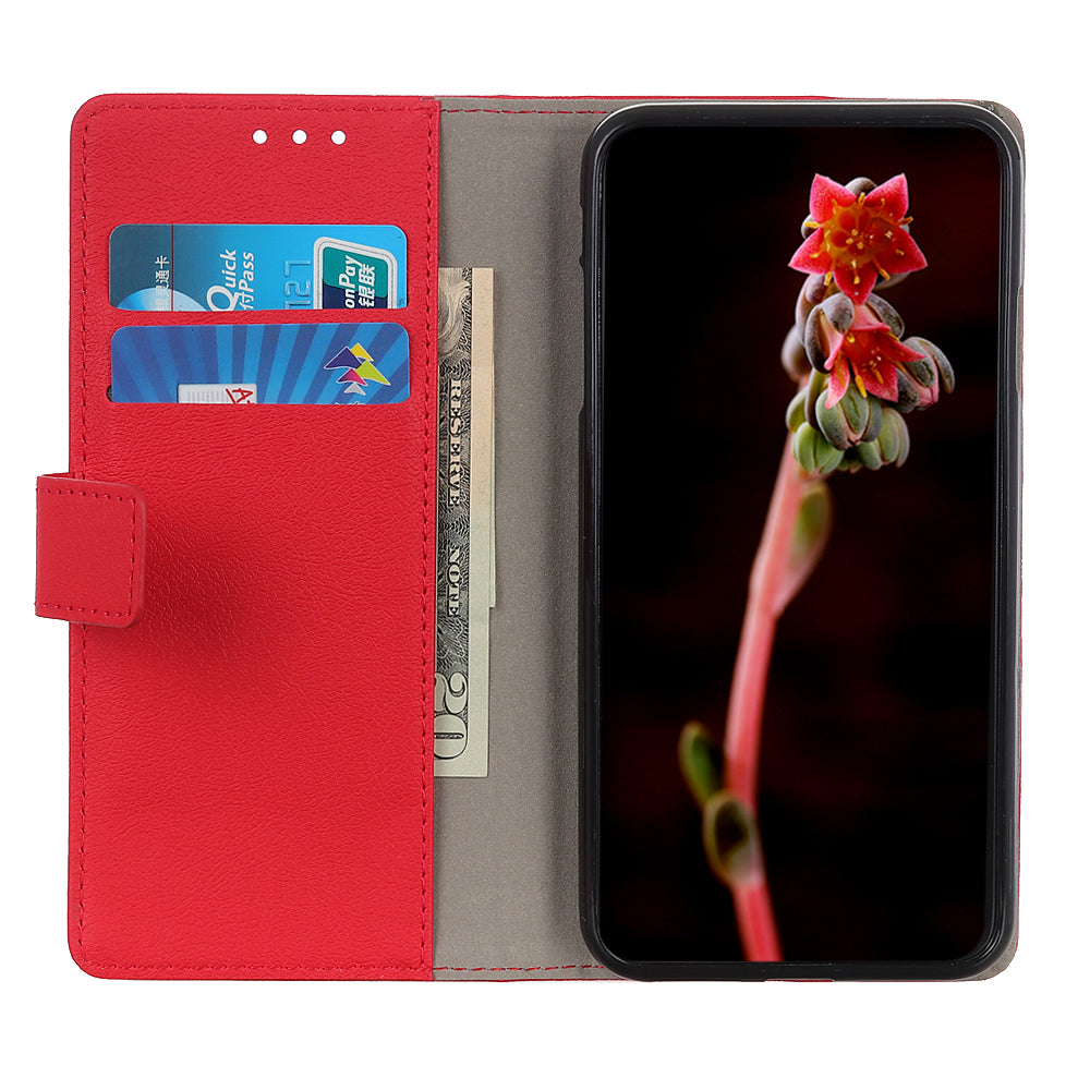 Anti-drop PU Leather Wallet Stand Design Case Protective Shell for iPhone 13 Pro 6.1 inch