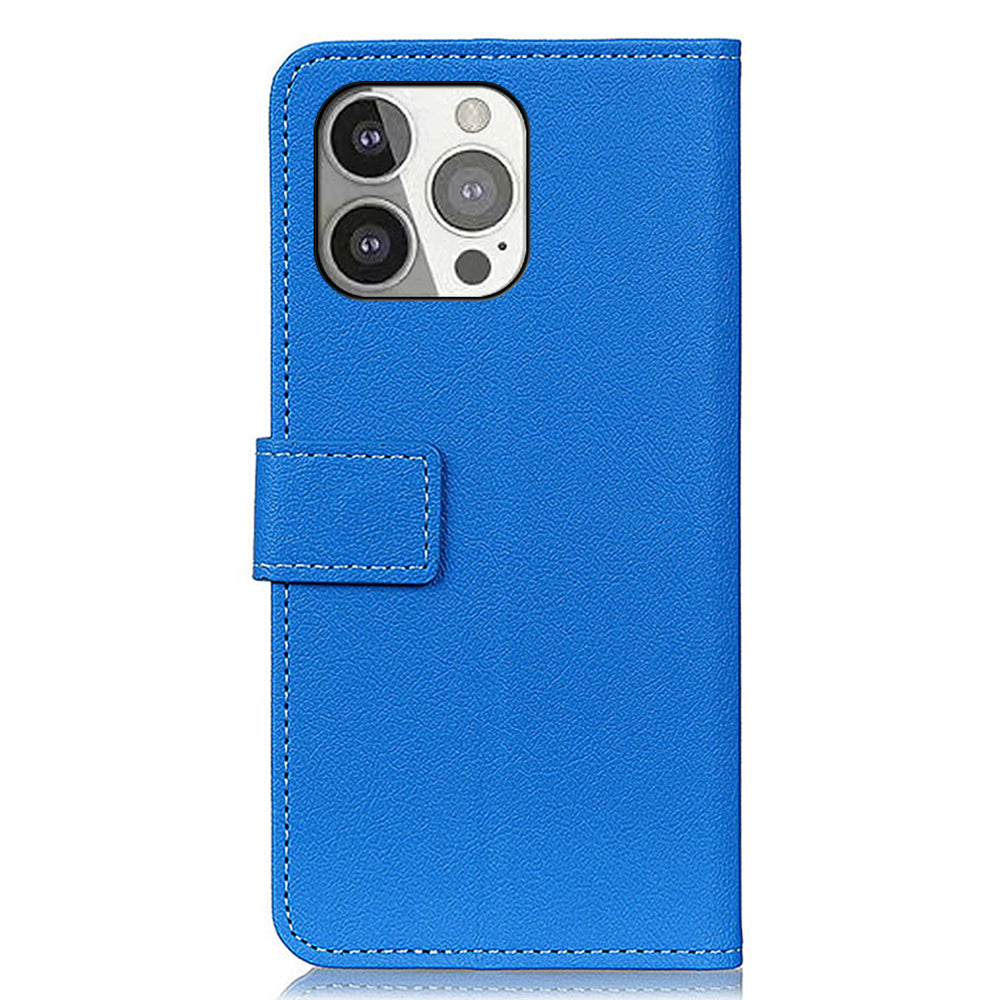 Anti-drop PU Leather Wallet Stand Design Case Protective Shell for iPhone 13 Pro 6.1 inch