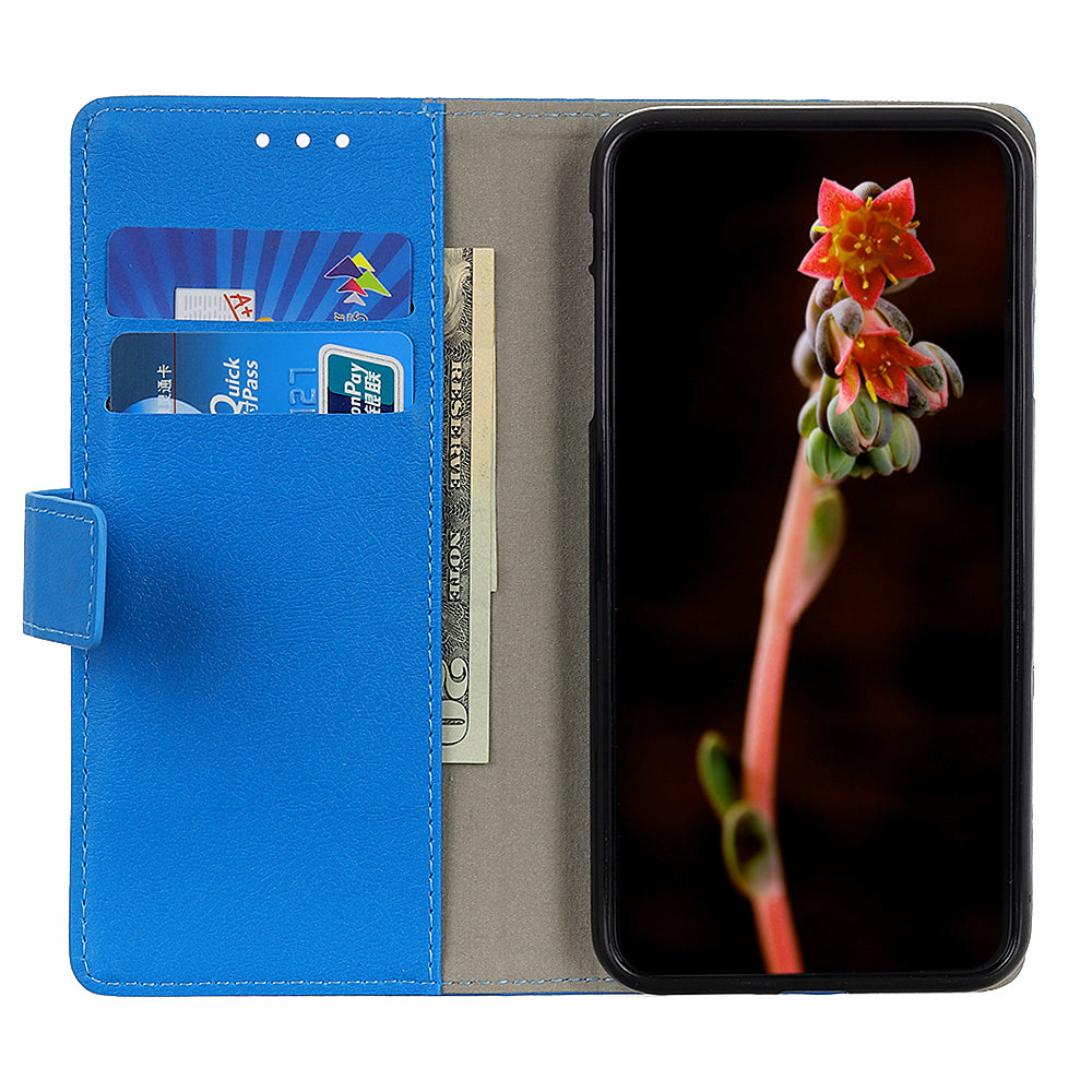 Anti-drop PU Leather Wallet Stand Design Case Protective Shell for iPhone 13 Pro 6.1 inch