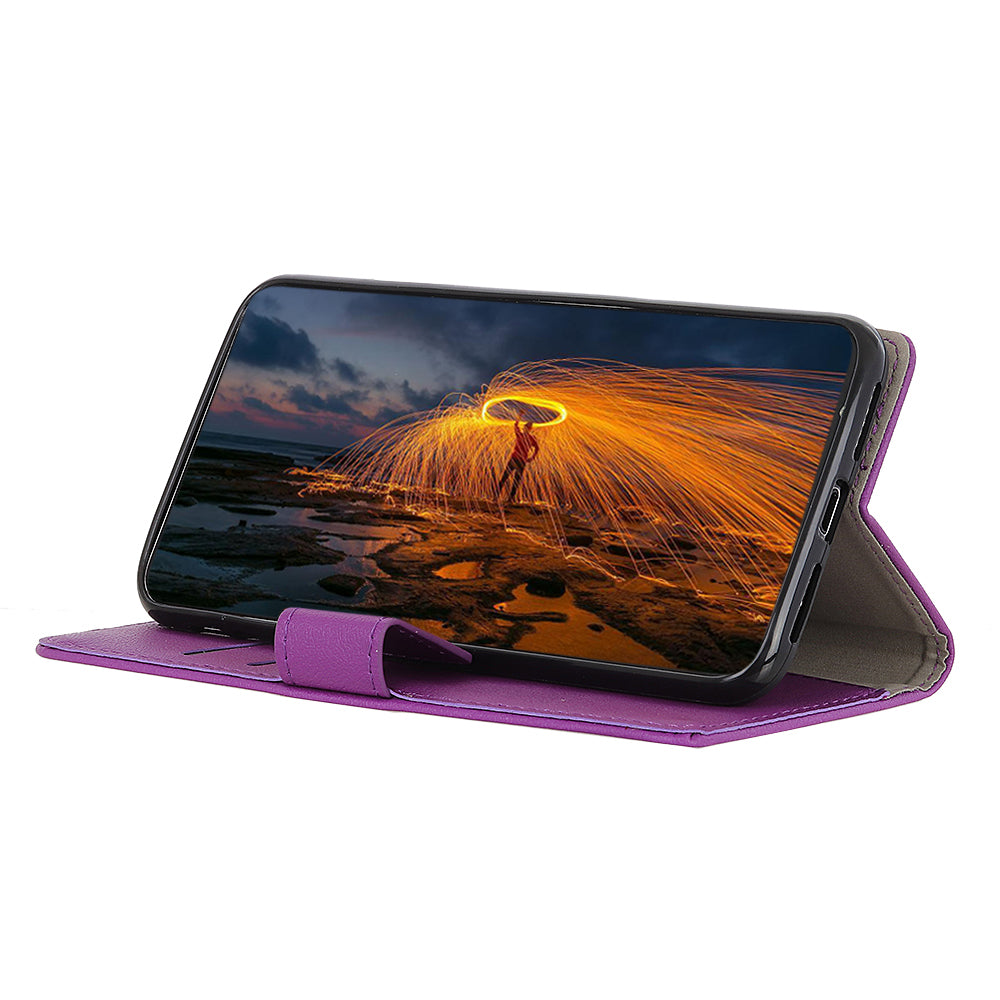 Anti-drop PU Leather Wallet Stand Design Case Protective Shell for iPhone 13 Pro 6.1 inch