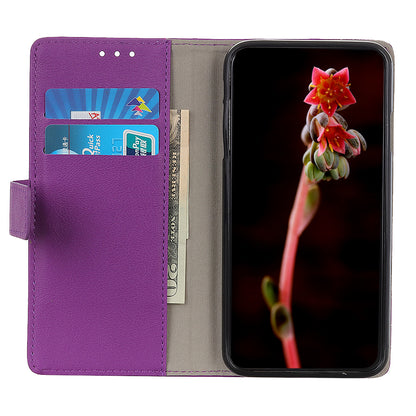 Anti-drop PU Leather Wallet Stand Design Case Protective Shell for iPhone 13 Pro 6.1 inch
