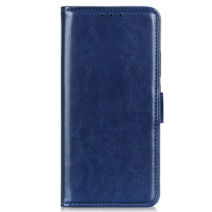 Crazy Horse All-round Protection Wallet Leather Phone Stand Case for iPhone 13 Pro 6.1 inch
