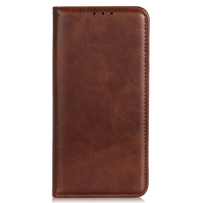 Split Leather Auto-absorbed Wallet Stand Phone Cover for iPhone 13 Pro Max 6.7 inch