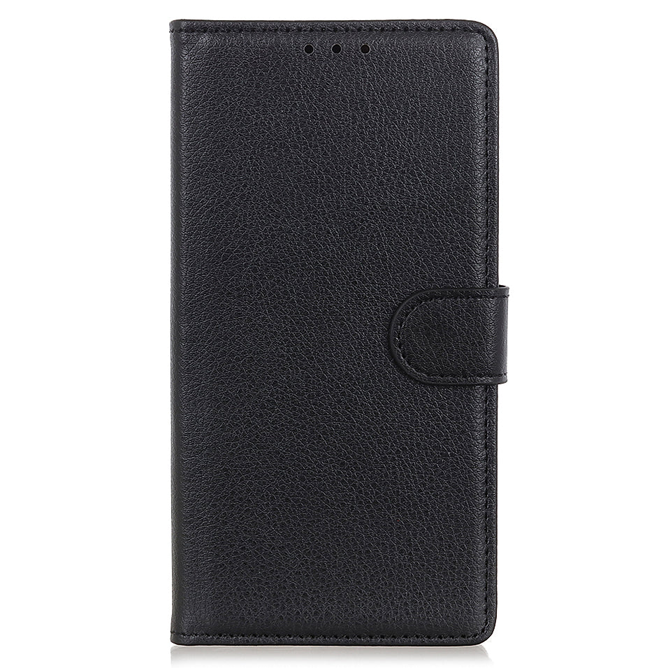 All-round Protection Classic Litchi Texture Leather Wallet Design Stand Case for iPhone 13 Pro 6.1 inch