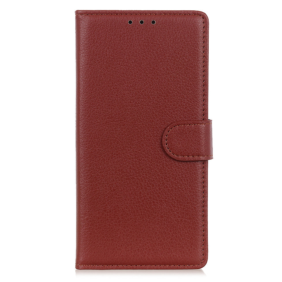 All-round Protection Classic Litchi Texture Leather Wallet Design Stand Case for iPhone 13 Pro 6.1 inch