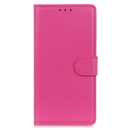 All-round Protection Classic Litchi Texture Leather Wallet Design Stand Case for iPhone 13 Pro 6.1 inch