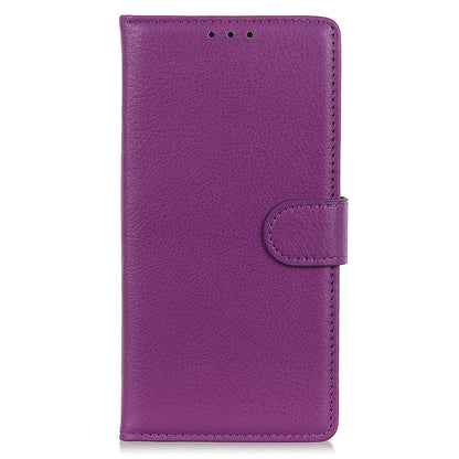 All-round Protection Classic Litchi Texture Leather Wallet Design Stand Case for iPhone 13 Pro 6.1 inch