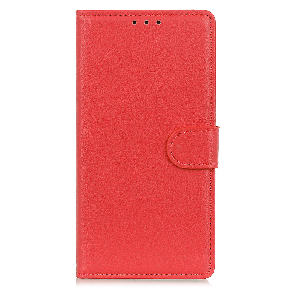 All-round Protection Classic Litchi Texture Leather Wallet Design Stand Case for iPhone 13 Pro 6.1 inch