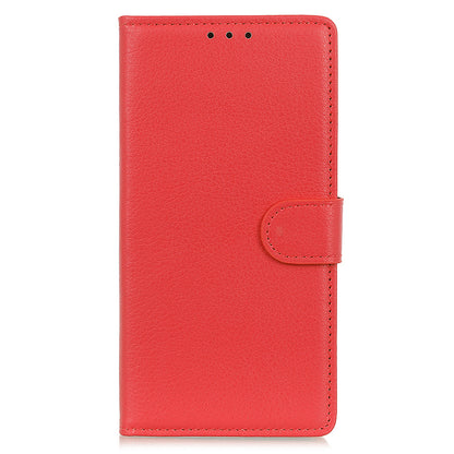 All-round Protection Classic Litchi Texture Leather Wallet Design Stand Case for iPhone 13 Pro 6.1 inch