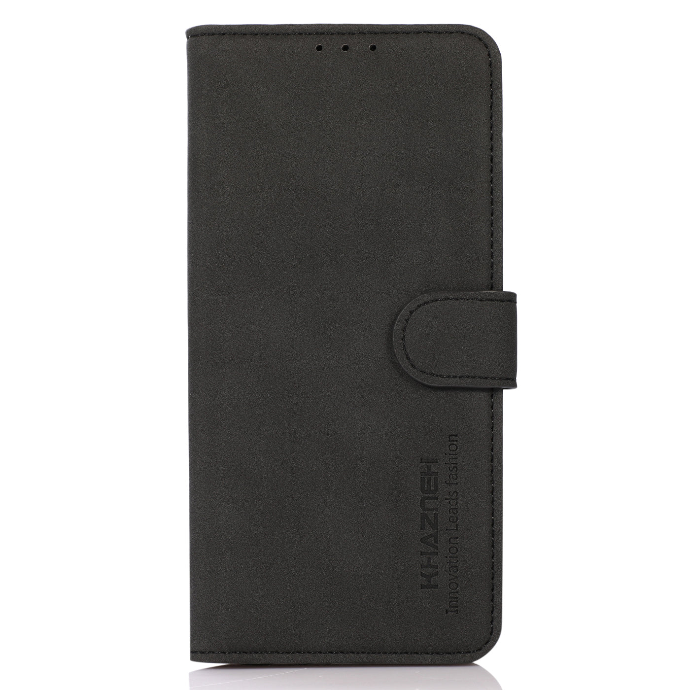 KHAZNEH Smooth Textured Leather Phone Wallet Design Cover Stand Case for iPhone 13 Pro 6.1 inch