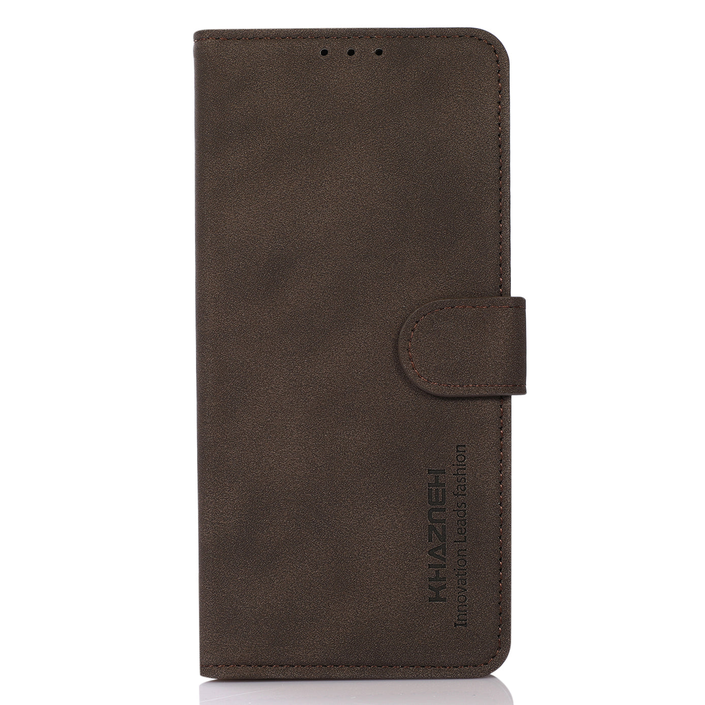 KHAZNEH Smooth Textured Leather Phone Wallet Design Cover Stand Case for iPhone 13 Pro 6.1 inch