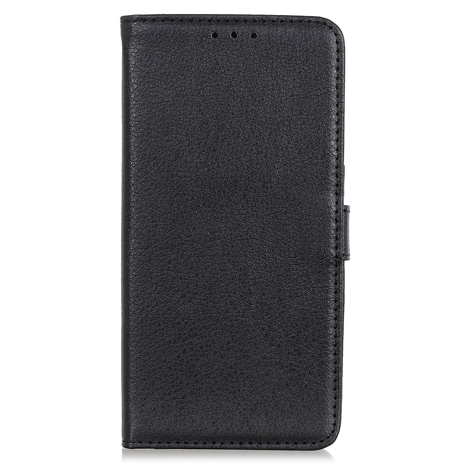 Litchi Skin Magnetic Leather Wallet Stand Case for iPhone 13 Pro 6.1 inch
