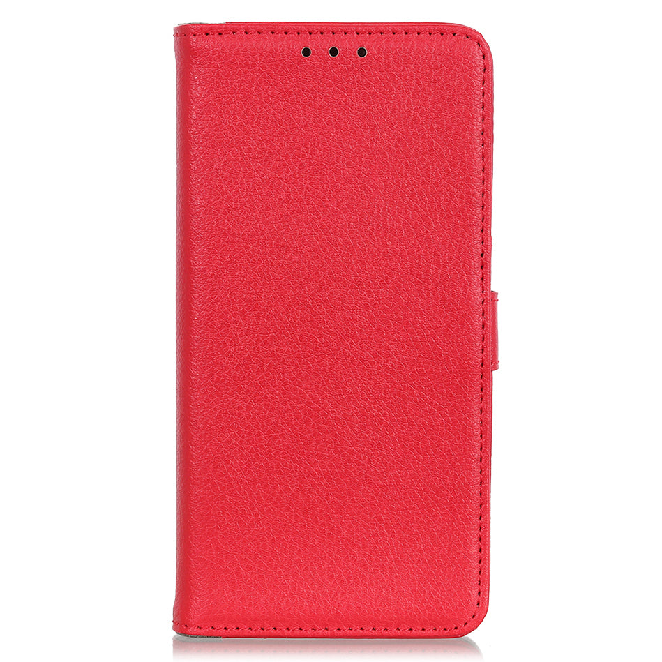 Litchi Skin Magnetic Leather Wallet Stand Case for iPhone 13 Pro 6.1 inch