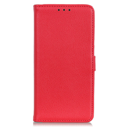 Litchi Skin Magnetic Leather Wallet Stand Case for iPhone 13 Pro 6.1 inch