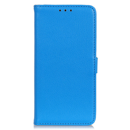 Litchi Skin Magnetic Leather Wallet Stand Case for iPhone 13 Pro 6.1 inch