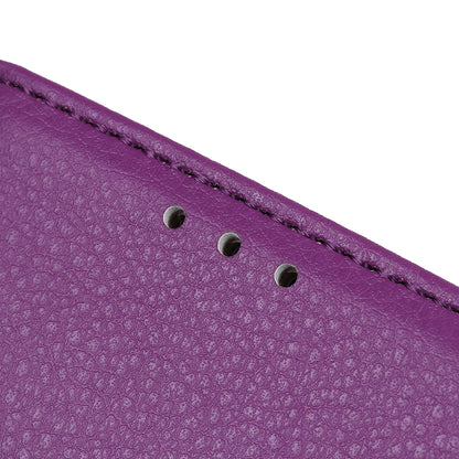 Litchi Skin Magnetic Leather Wallet Stand Case for iPhone 13 Pro 6.1 inch