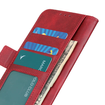 Wallet Design Sided Magnetic Clasp Leather Case Stand Cover for iPhone 13 Pro 6.1 inch
