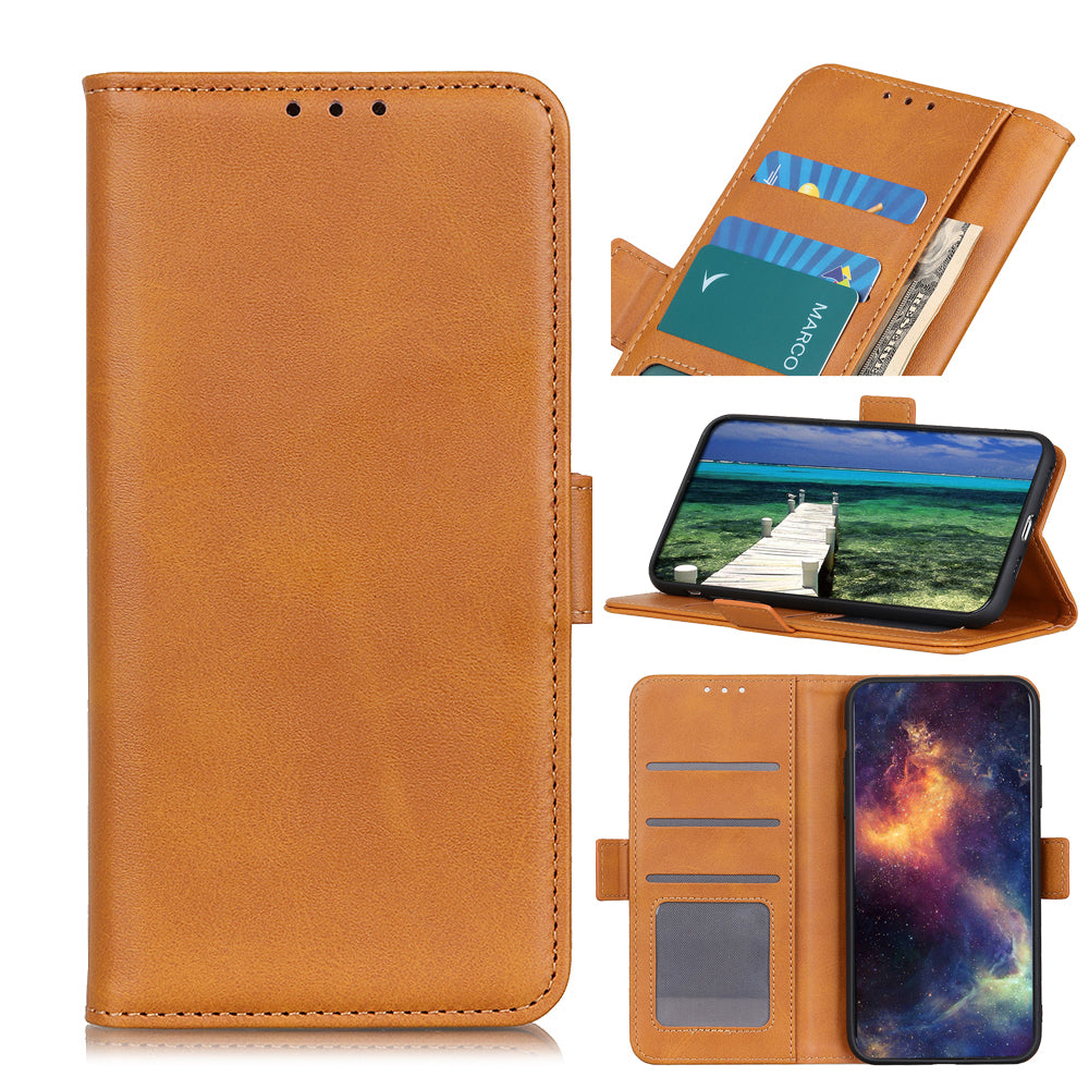 Wallet Design Sided Magnetic Clasp Leather Case Stand Cover for iPhone 13 Pro 6.1 inch
