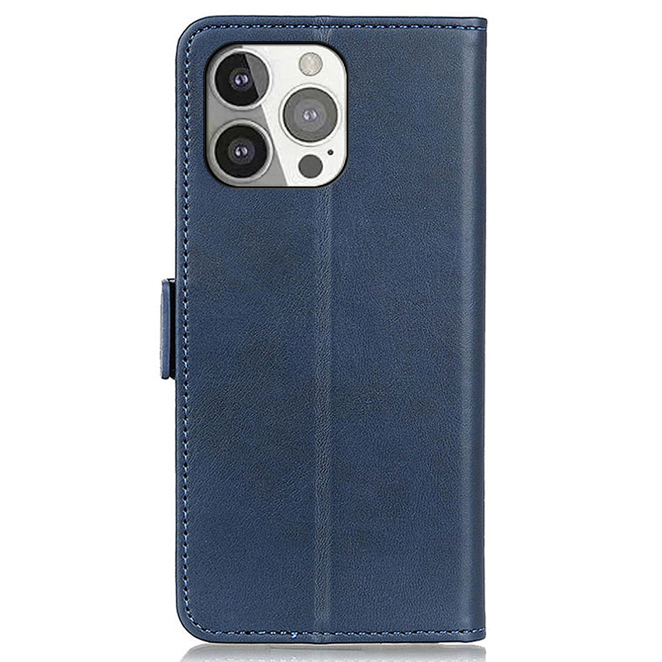 Wallet Design Sided Magnetic Clasp Leather Case Stand Cover for iPhone 13 Pro 6.1 inch