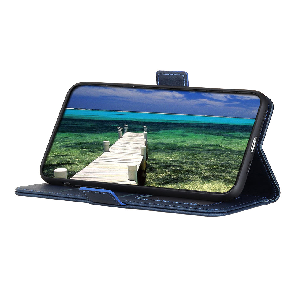 Wallet Design Sided Magnetic Clasp Leather Case Stand Cover for iPhone 13 Pro 6.1 inch