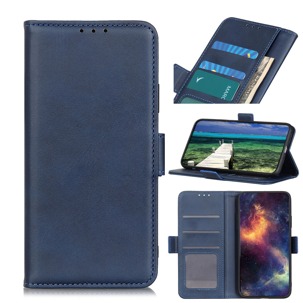 Wallet Design Sided Magnetic Clasp Leather Case Stand Cover for iPhone 13 Pro 6.1 inch