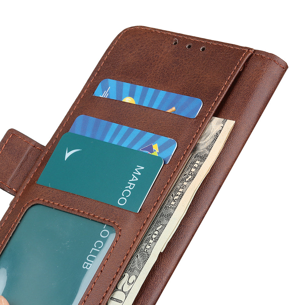 Wallet Design Sided Magnetic Clasp Leather Case Stand Cover for iPhone 13 Pro 6.1 inch