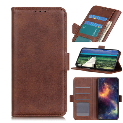 Wallet Design Sided Magnetic Clasp Leather Case Stand Cover for iPhone 13 Pro 6.1 inch