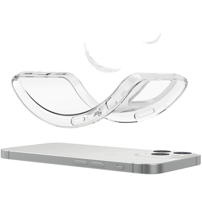 Anti-fingerprint Clear Flexible TPU Phone Case Shell for iPhone 13 Pro Max 6.7 inch