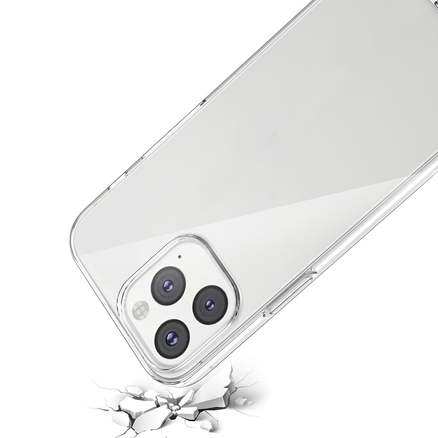 Anti-fingerprint Clear Flexible TPU Phone Case Shell for iPhone 13 Pro Max 6.7 inch