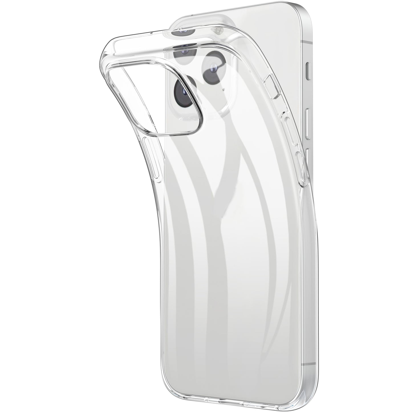 Anti-fingerprint Clear Flexible TPU Phone Case Shell for iPhone 13 Pro Max 6.7 inch