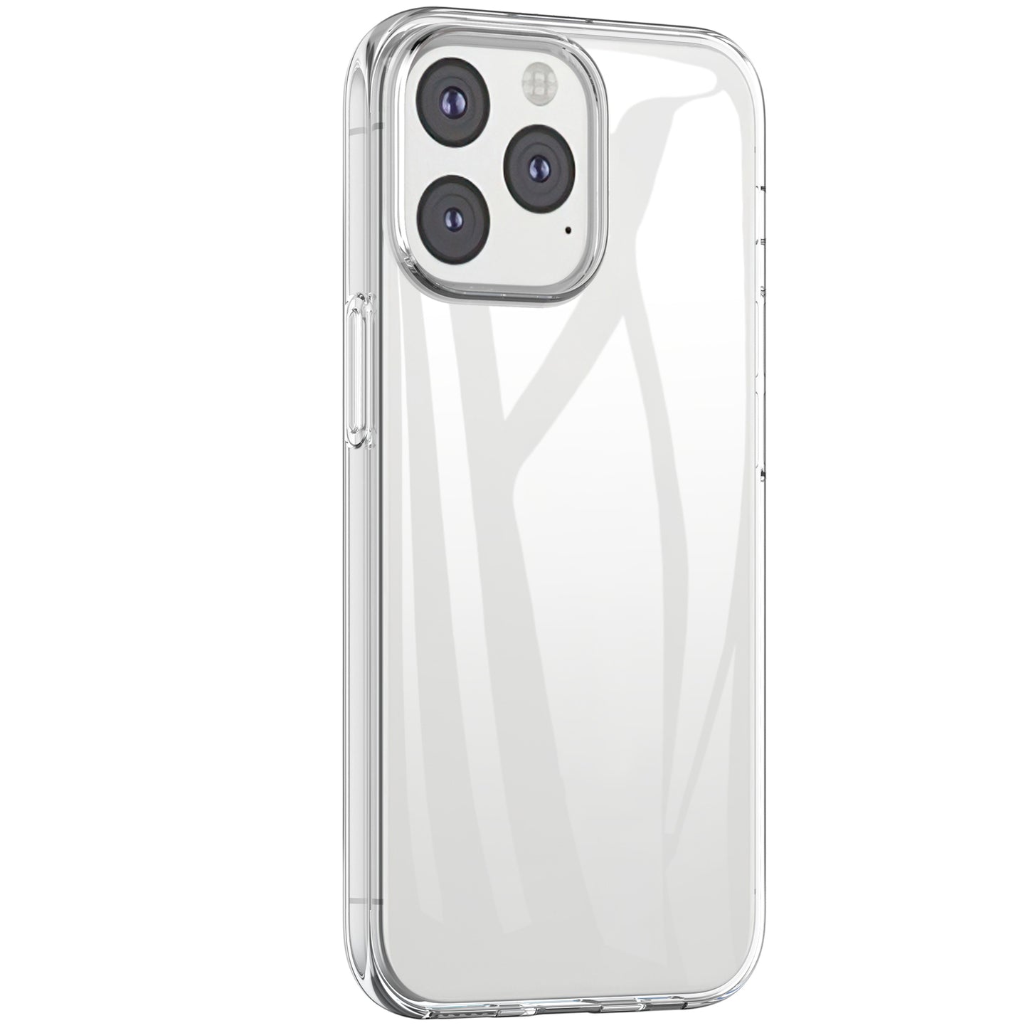 Anti-fingerprint Clear Flexible TPU Phone Case Shell for iPhone 13 Pro Max 6.7 inch