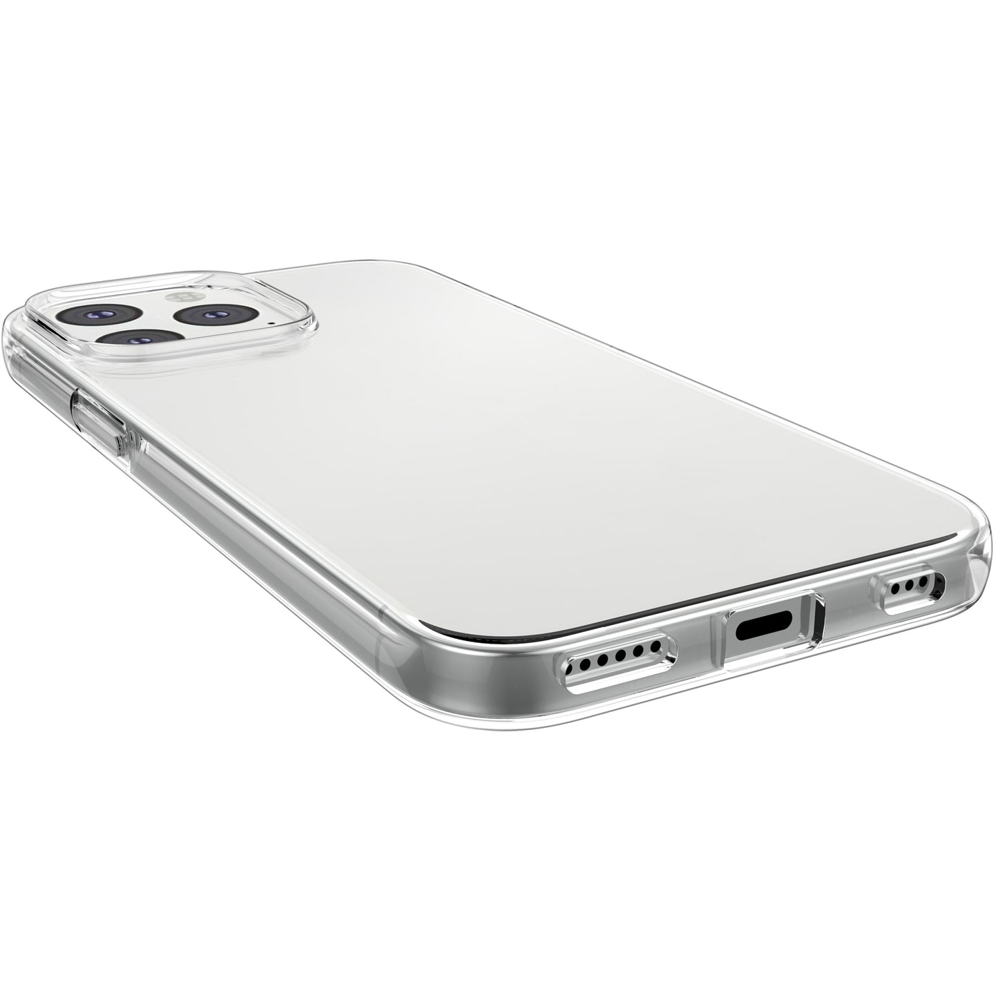 Anti-fingerprint Clear Flexible TPU Phone Case Shell for iPhone 13 Pro Max 6.7 inch
