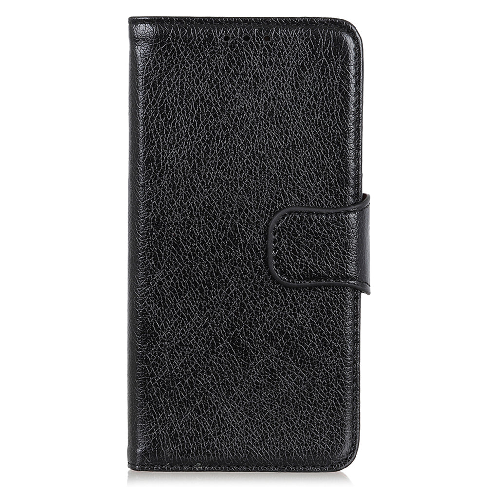 Full Protection Nappa Texture Split Leather Stand Wallet Phone Cover Case for iPhone 13 Pro 6.1 inch
