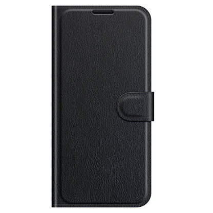 Litchi Texture Wallet Stand Design Folio Flip PU Leather Case Phone Cover for iPhone 13 Pro Max 6.7 inch