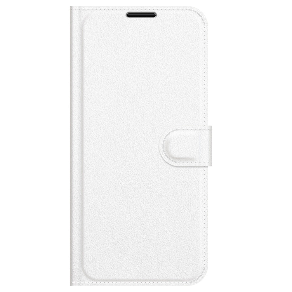 Litchi Texture Wallet Stand Design Folio Flip PU Leather Case Phone Cover for iPhone 13 Pro Max 6.7 inch