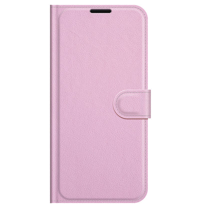 Litchi Texture Wallet Stand Design Folio Flip PU Leather Case Phone Cover for iPhone 13 Pro Max 6.7 inch
