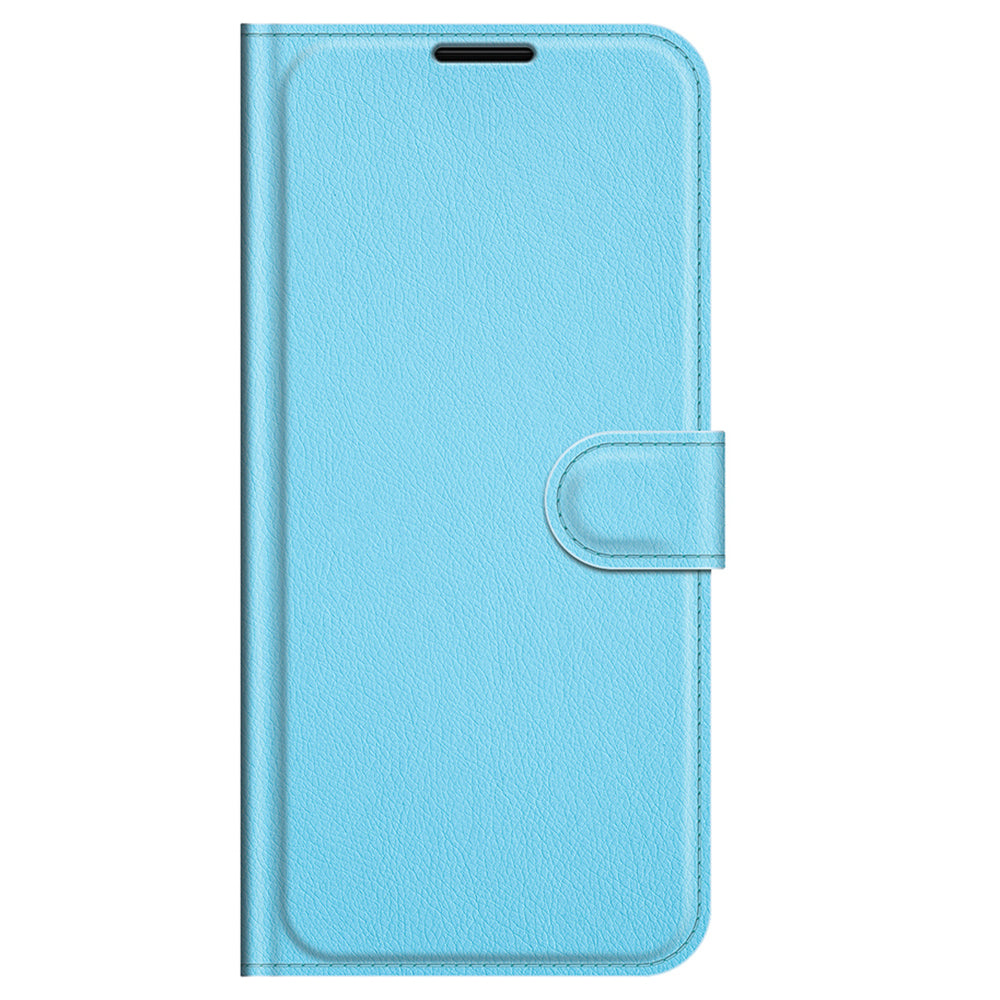 Litchi Texture Wallet Stand Design Folio Flip PU Leather Case Phone Cover for iPhone 13 Pro Max 6.7 inch