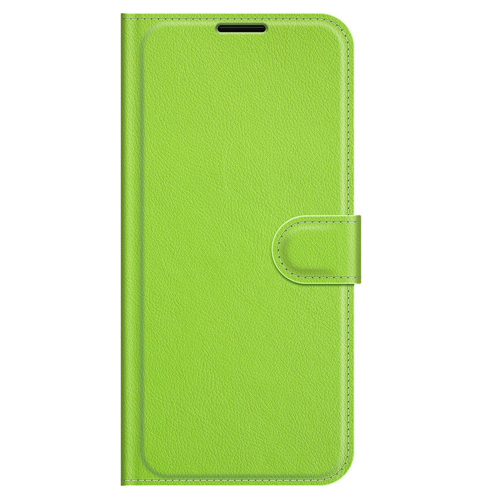 Litchi Texture Wallet Stand Design Folio Flip PU Leather Case Phone Cover for iPhone 13 Pro Max 6.7 inch