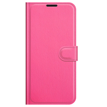Litchi Texture Wallet Stand Design Folio Flip PU Leather Case Phone Cover for iPhone 13 Pro Max 6.7 inch