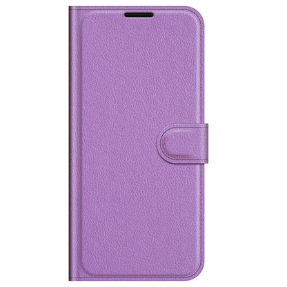 Litchi Texture Wallet Stand Design Folio Flip PU Leather Case Phone Cover for iPhone 13 Pro Max 6.7 inch