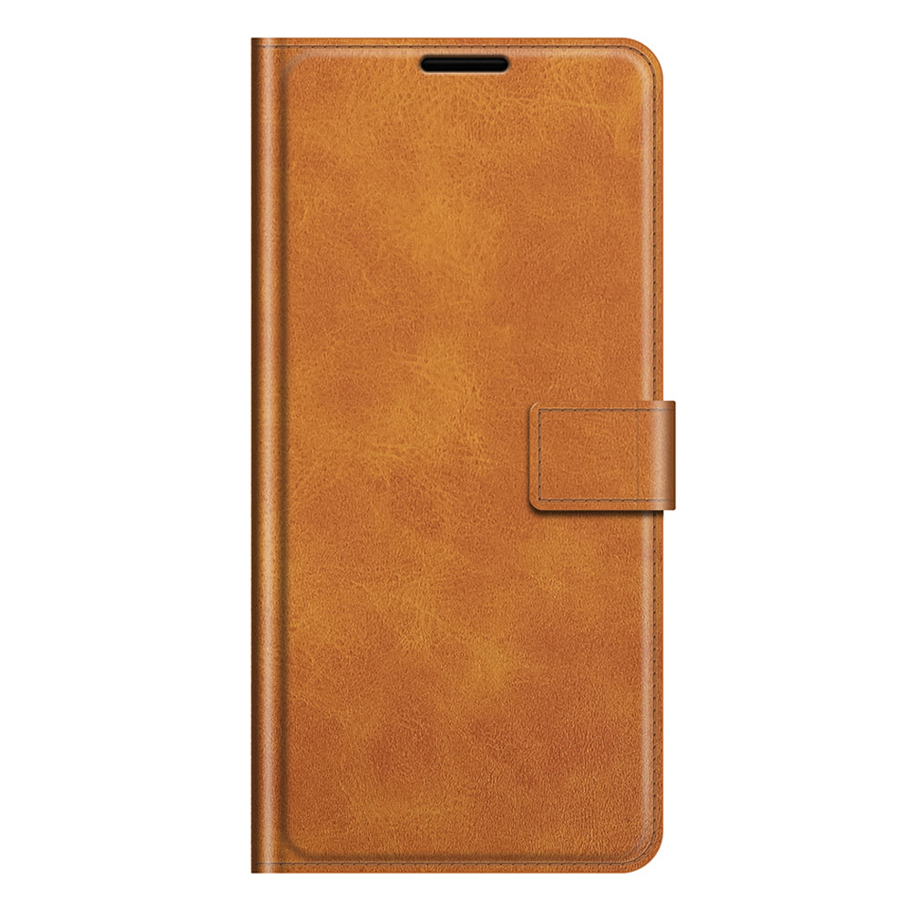 PU Leather Phone Case for iPhone 13 Pro 6.1 inch TPU + PU Leather Folio Flip Wallet Stand Magnetic Buckle Design