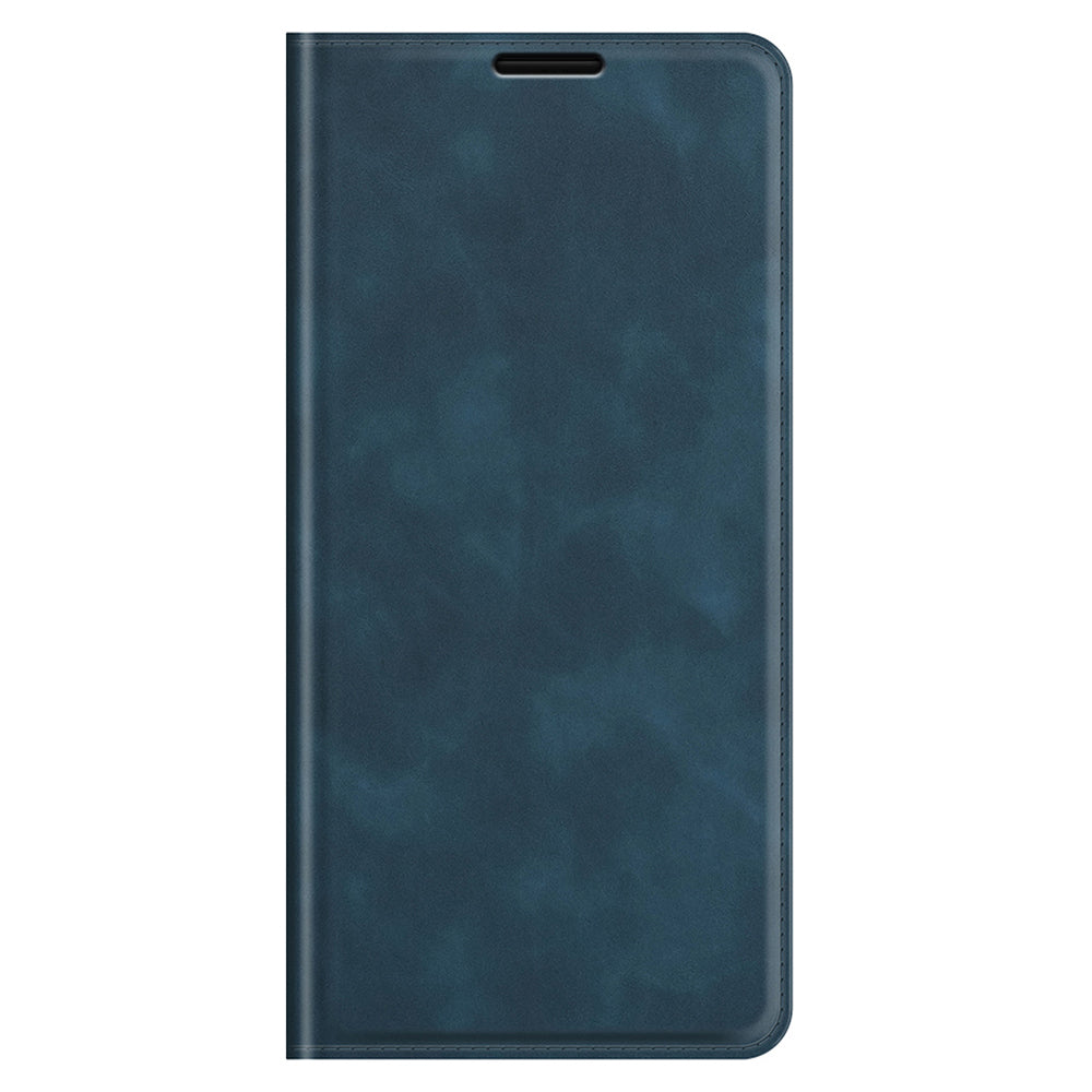 Wallet Design Skin-touch Feel Leather Cover Auto-absorbed Protective Case with Stand for iPhone 13 Pro 6.1 inch