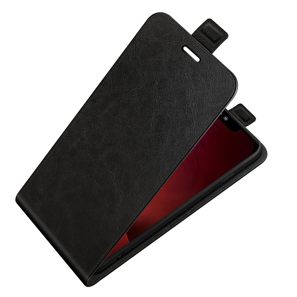 Crazy Horse Texture Vertical Flip Leather Phone Cover with Card Slot for iPhone 13 Pro 6.1 inch
