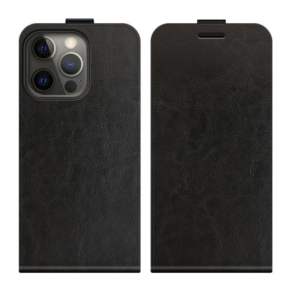 Crazy Horse Texture Vertical Flip Leather Phone Cover with Card Slot for iPhone 13 Pro 6.1 inch