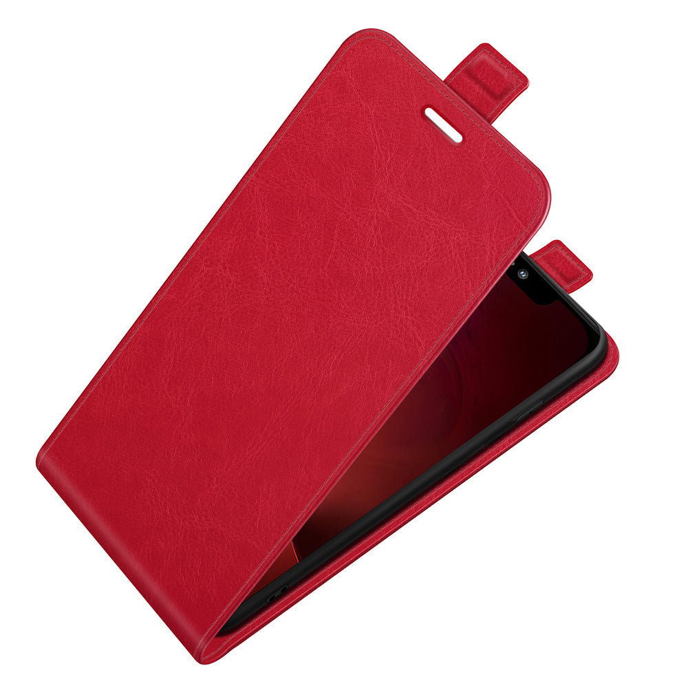 Crazy Horse Texture Vertical Flip Leather Phone Cover with Card Slot for iPhone 13 Pro 6.1 inch