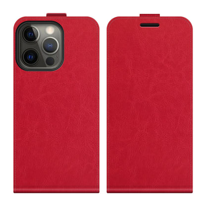 Crazy Horse Texture Vertical Flip Leather Phone Cover with Card Slot for iPhone 13 Pro 6.1 inch